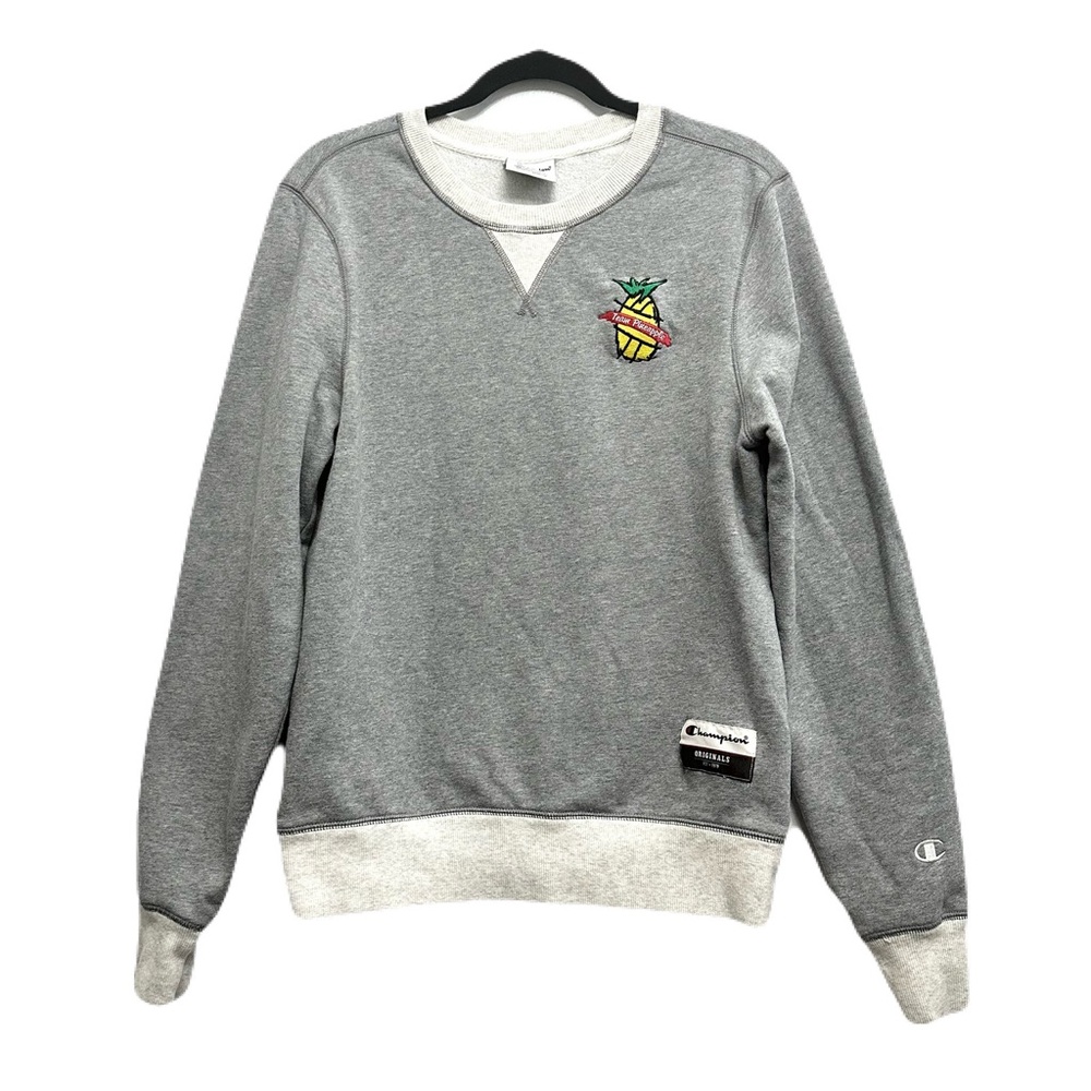 Champion Crew Neck Varsity Sweater Team Pineapple Volleyball Club